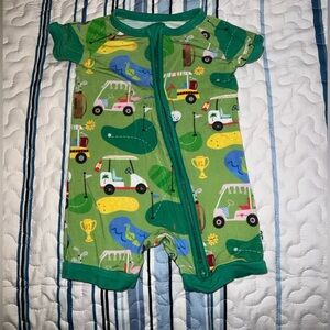 Little Sleepies fairway fun NB shorty